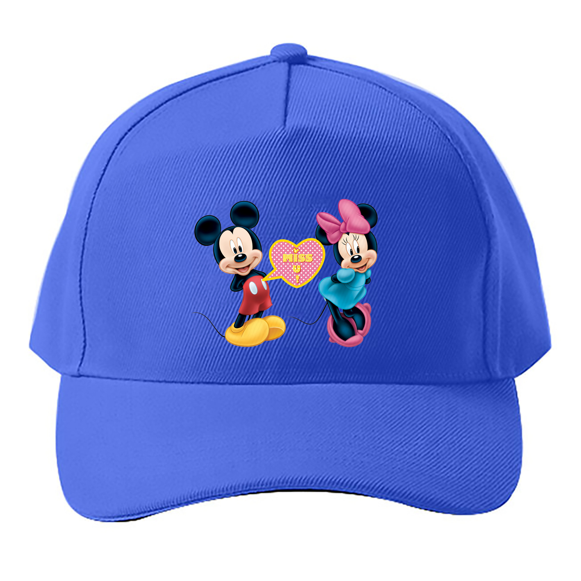 （画像用） ミッキーマウス Mickey Mouse ベースボールキャップ 綿100％ 男女兼用 帽子 スポーツ